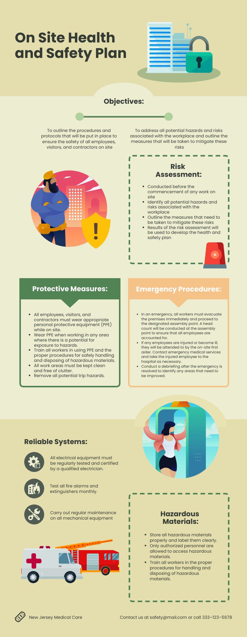 health and safety plan template