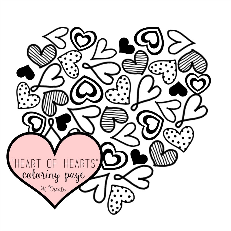 free printable coloring pages of hearts