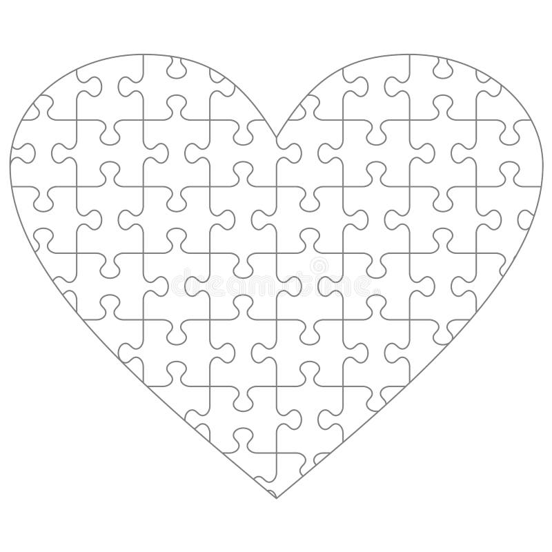 Heart Puzzle Template Stock Illustrations 5 960 Heart Puzzle Template Stock Illustrations Vectors U0026 Clipart Dreamstime