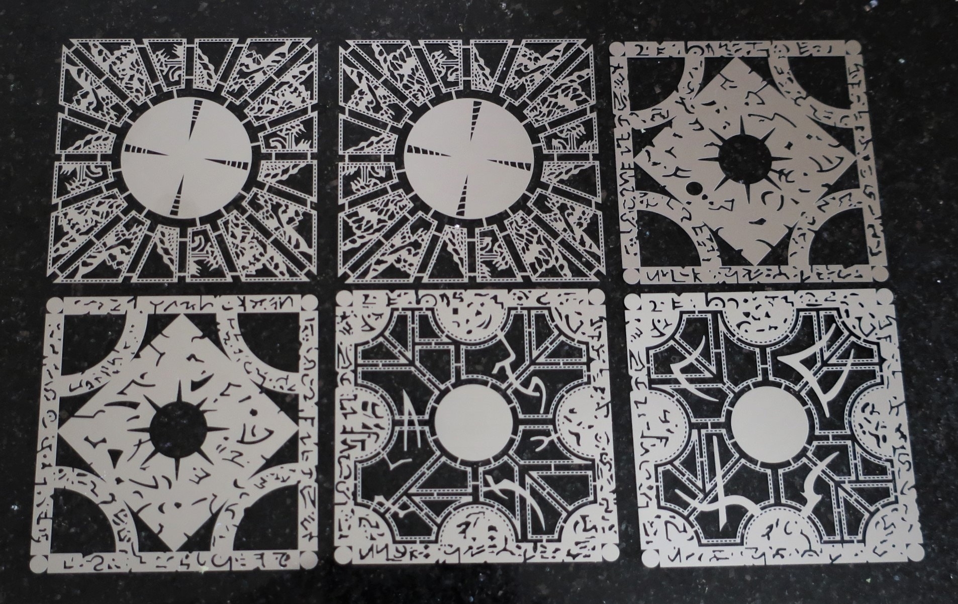 Hellraiser Lament Configuration Stainless Steel Panels Puzzle Box Pinhead Etsy
