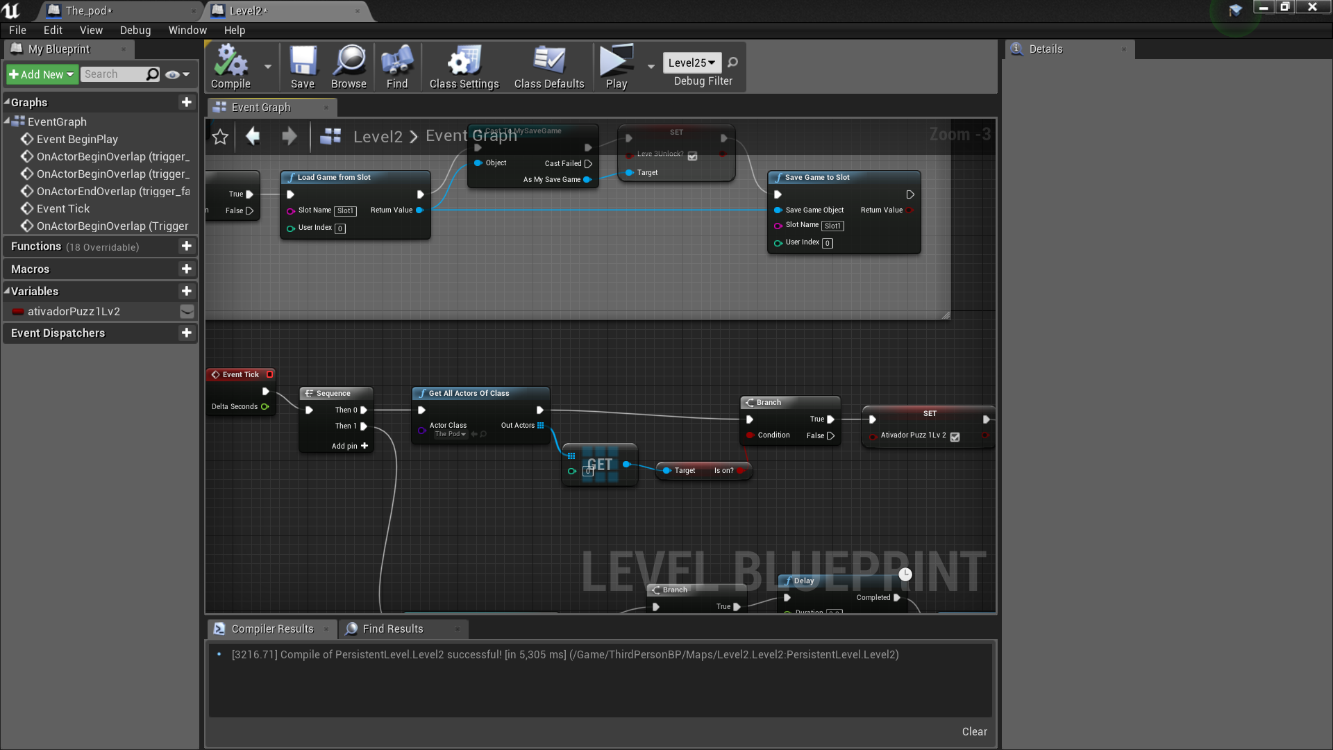 unreal c++ puzzle template check block number