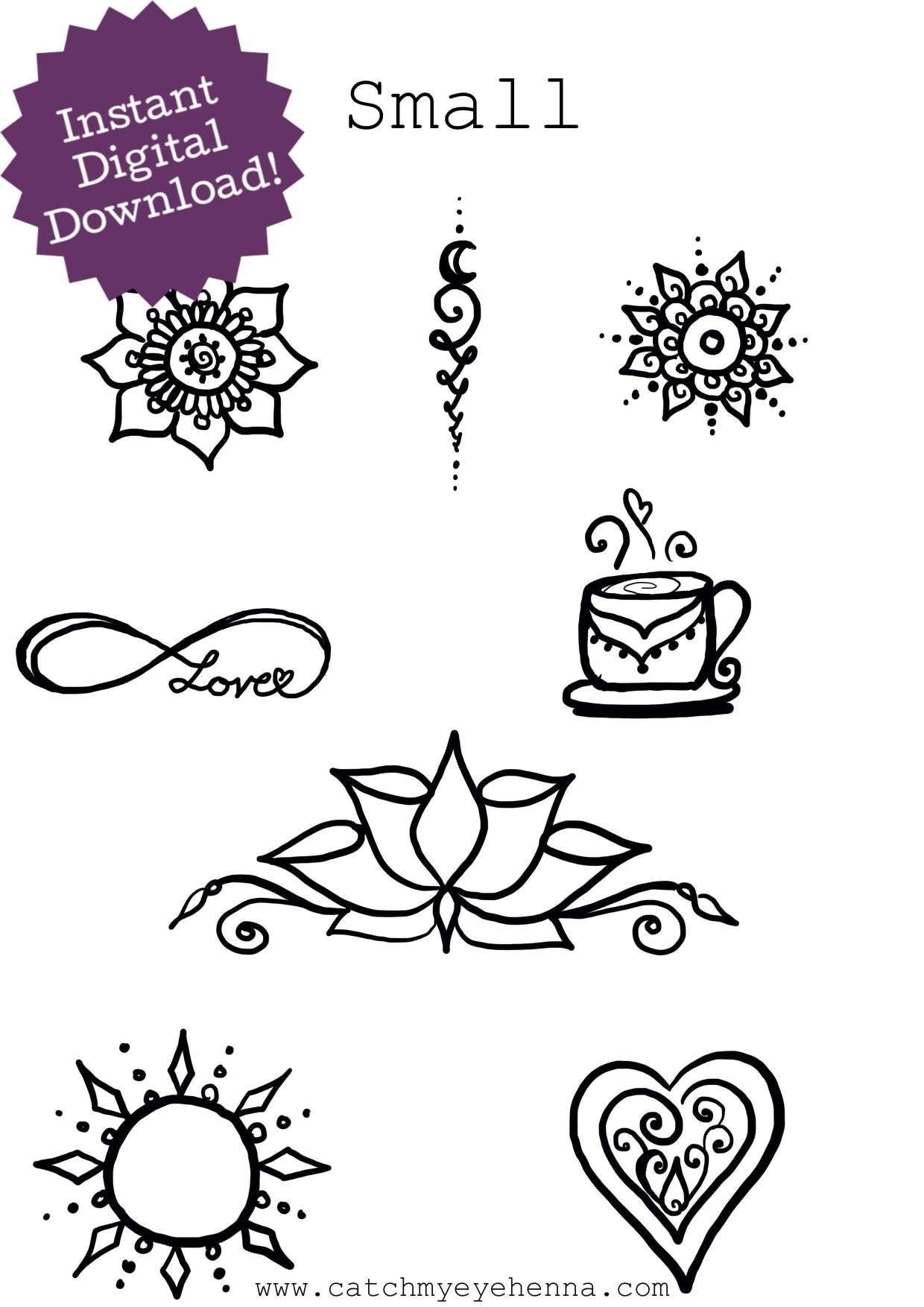 Henna Design Digital EBook 20 Original Freehand Mandala U0026 Henna 