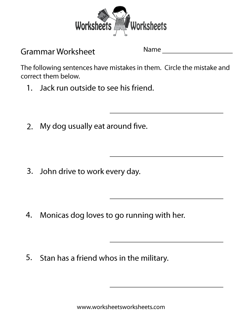High School Grammar Worksheets Engage And Excel With 