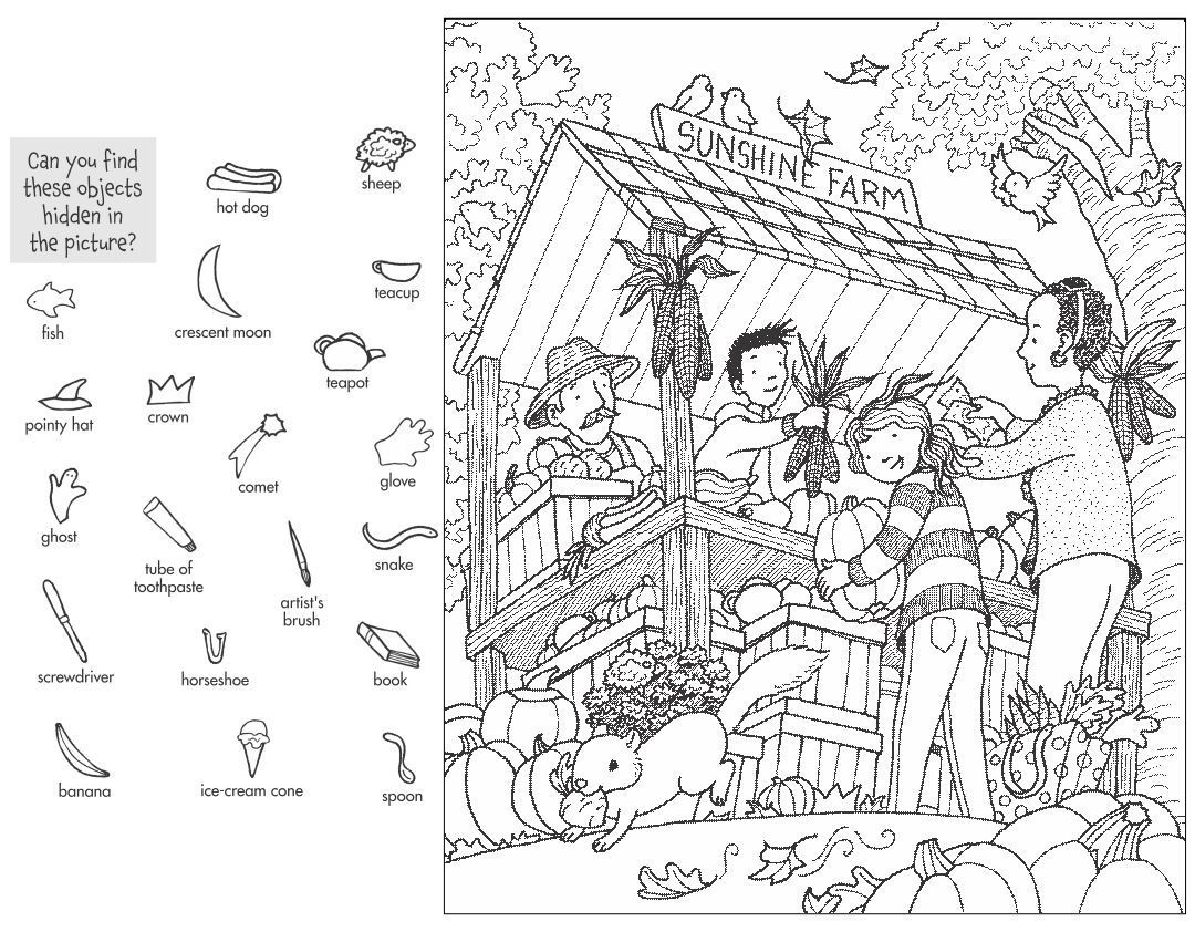 Highlight Picture Hidden Objects 10 Free PDF Printables Printablee Worksheets Library