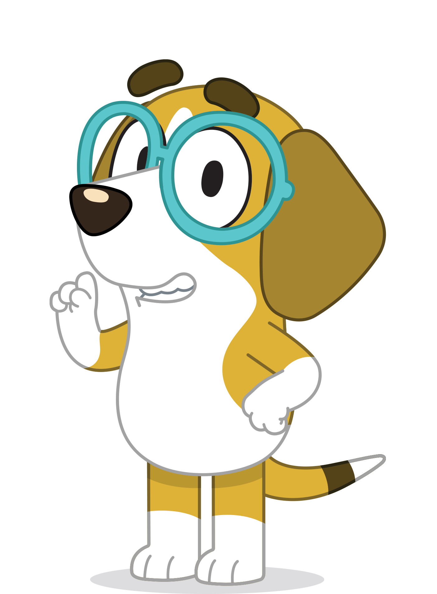 bluey dog colors