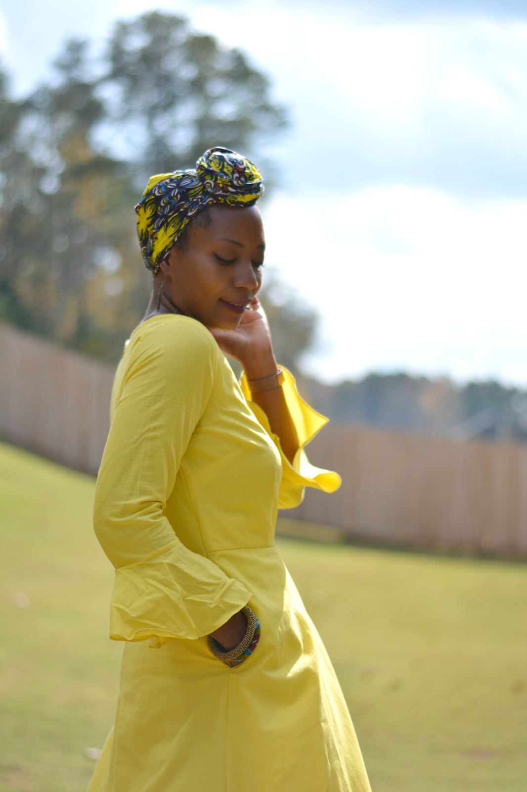How I Wore A Lemon Yellow Dress In Fall Thriftanista In The City