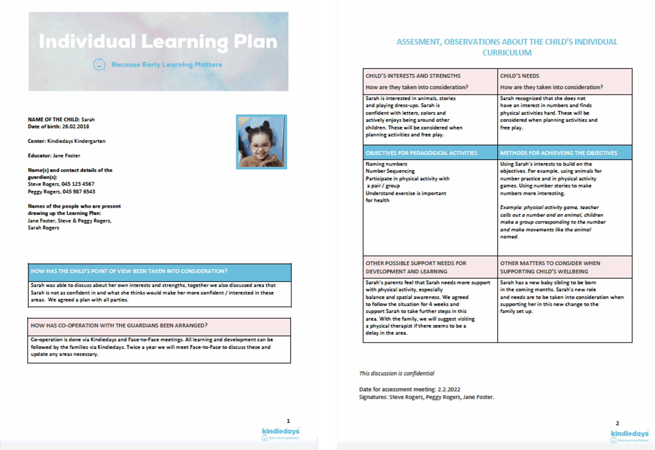 personal learning plan template