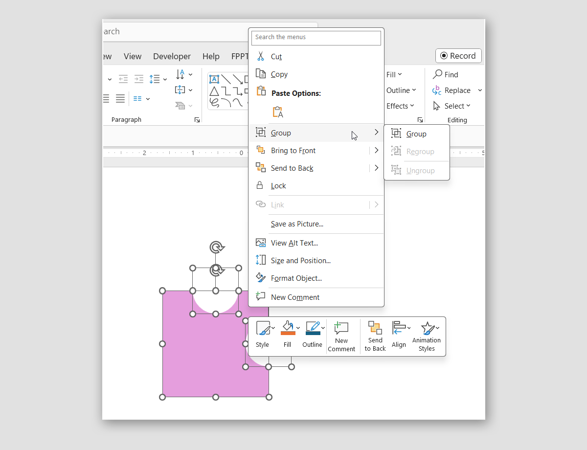 puzzle shape powerpoint template