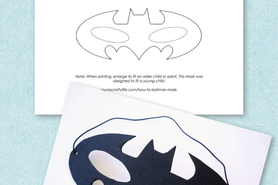 How To Make A Batman Mask