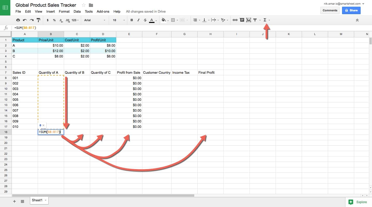 How To Make A Spreadsheet In Excel Word And Google Sheets Smartsheet