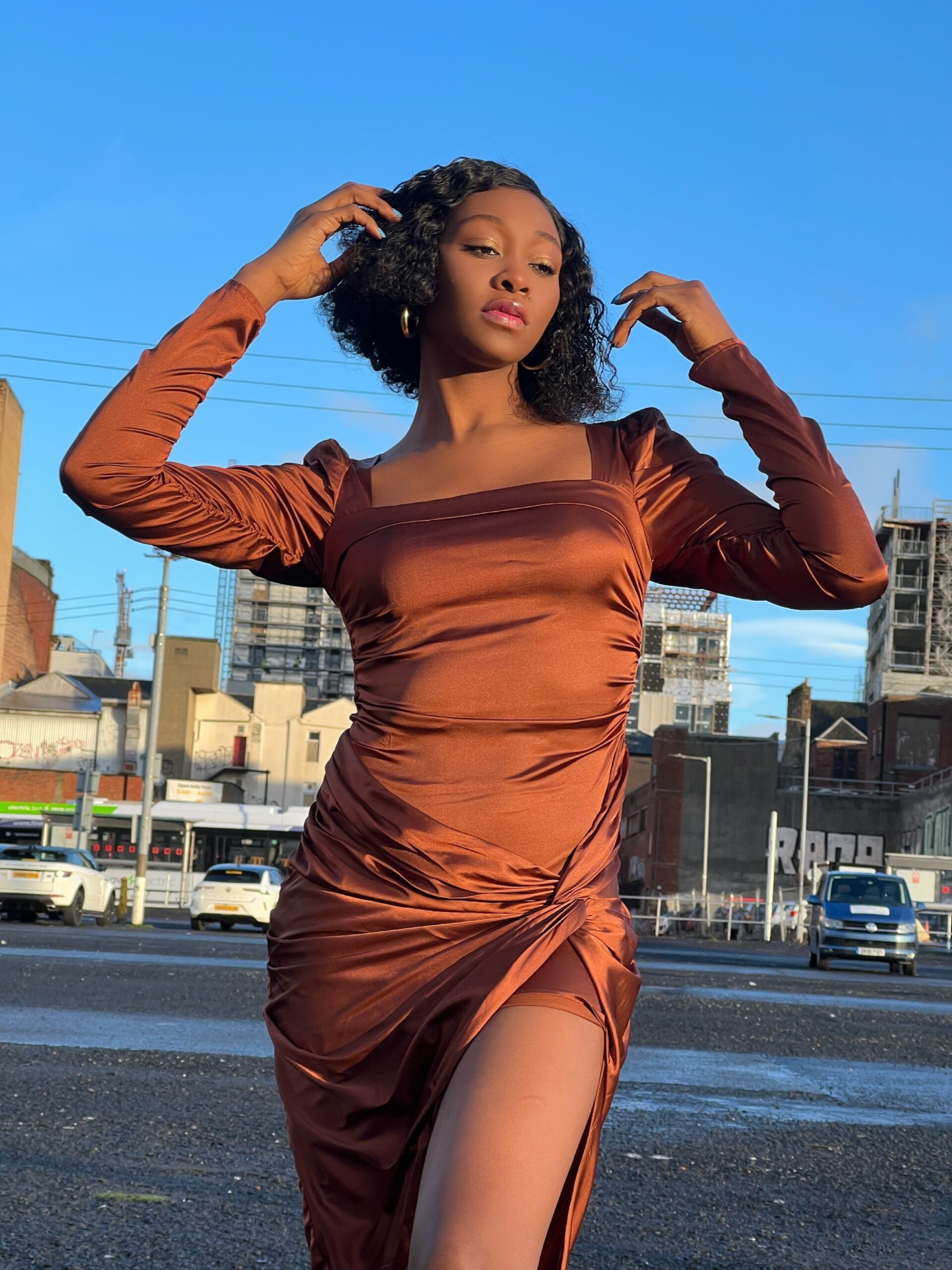 How To Style A Chocolate Brown Dress Melody Jacob