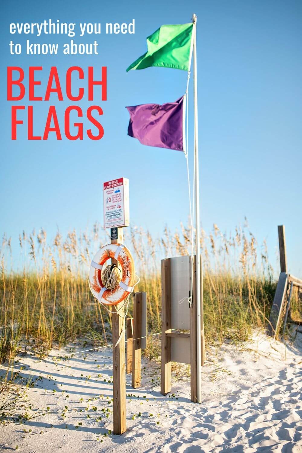 How To Use The Beach Flag Warning System Along The Gulf Coast