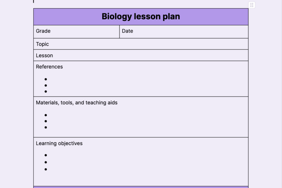 How To Write A Lesson Plan Template With Examples