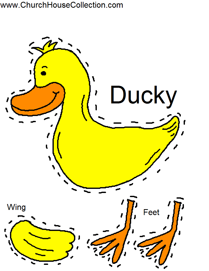 printable duck template