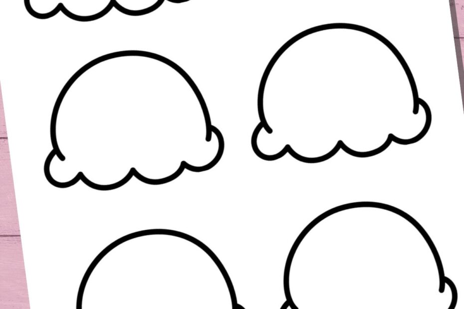 Ice Cream Icon Logo Template Retail Stock
