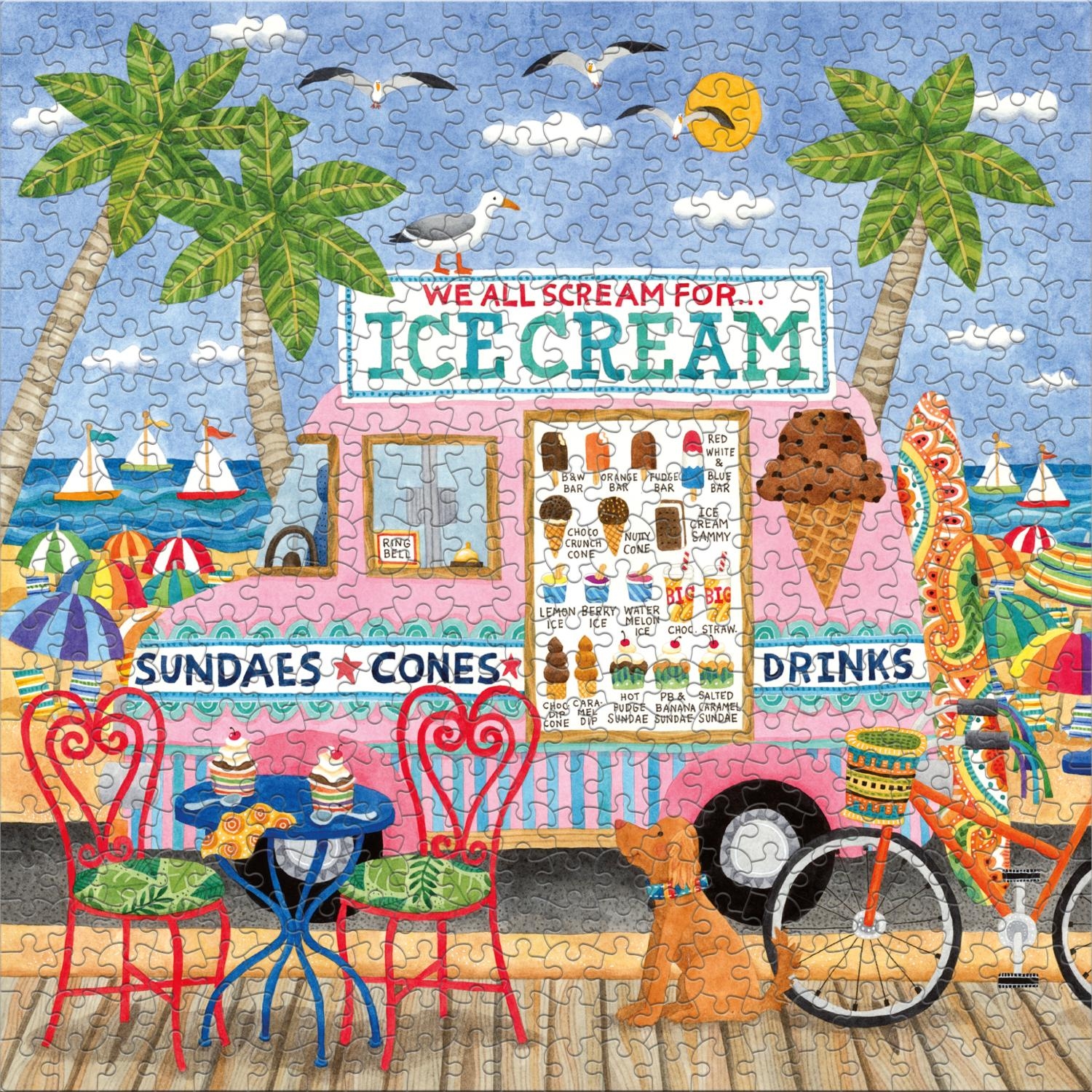 Ice Cream Truck 2 500 Piece Jigsaw Puzzle By Ceaco