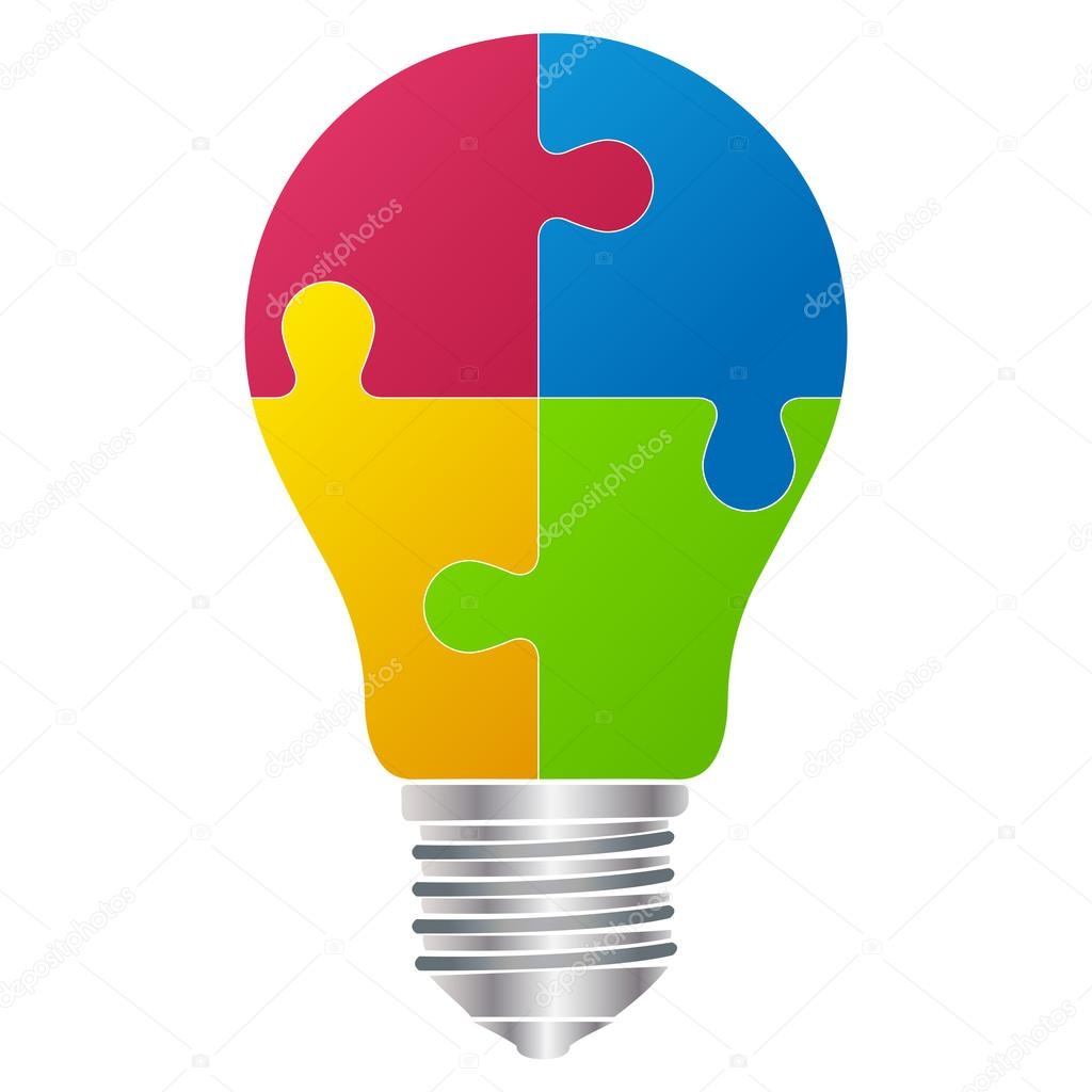 light bulb puzzle template