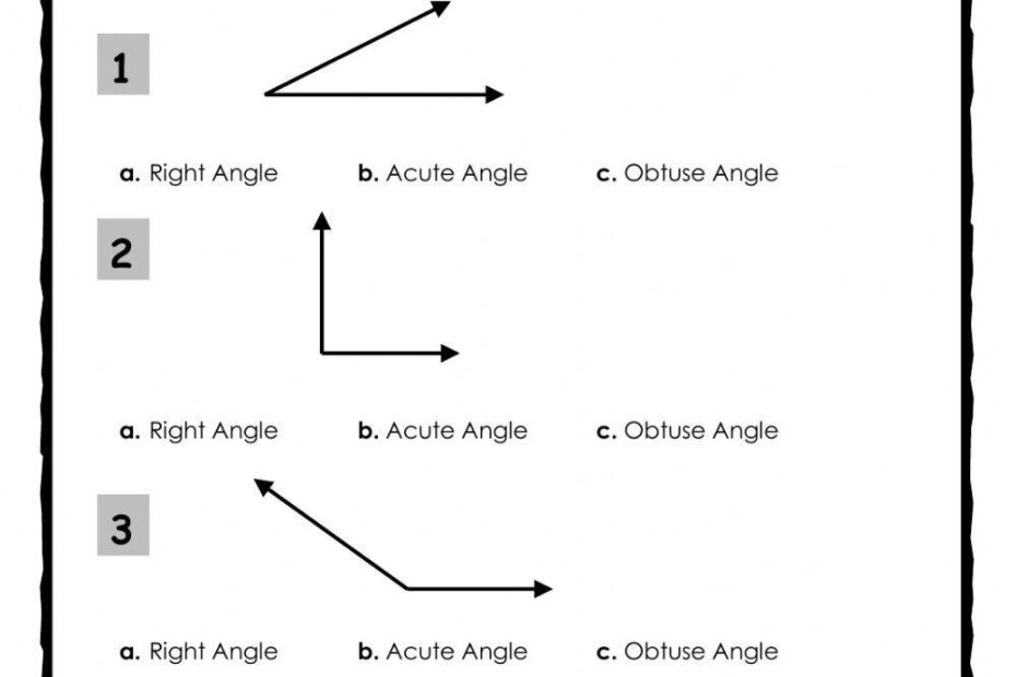 Identifying Angles Live Worksheets Worksheets Library