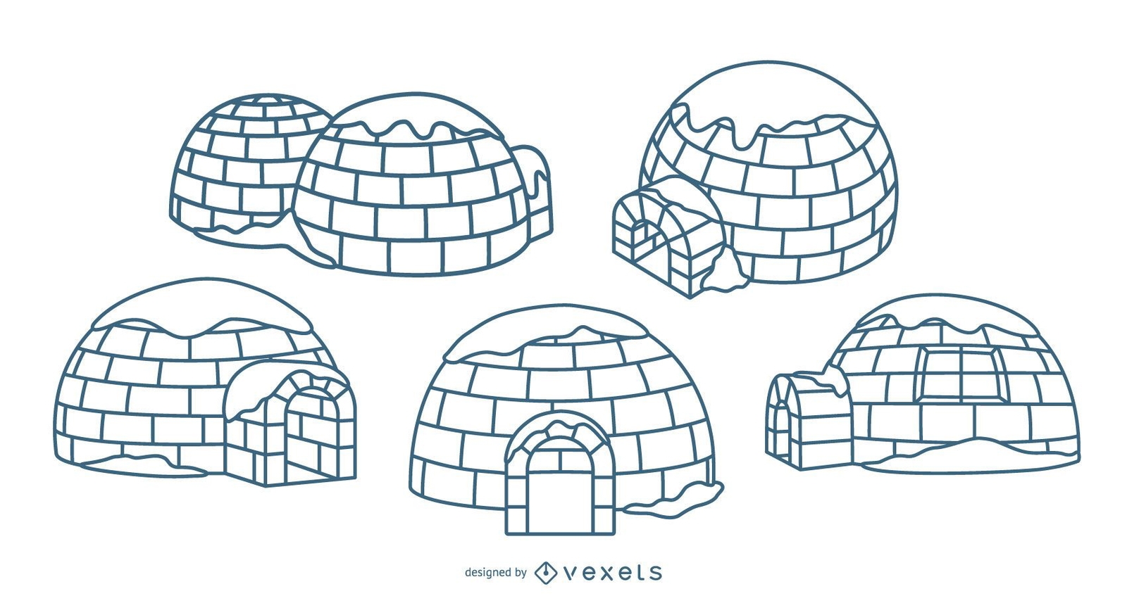 Igloos Vector U0026 Graphics To Download