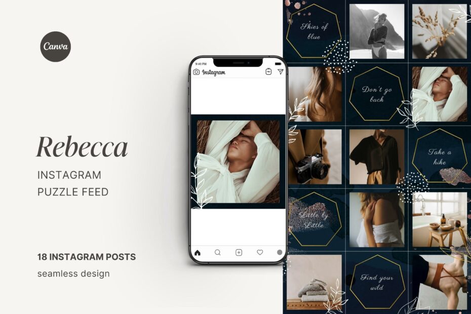 Instagram Puzzle Template Instagram Feed 2408617