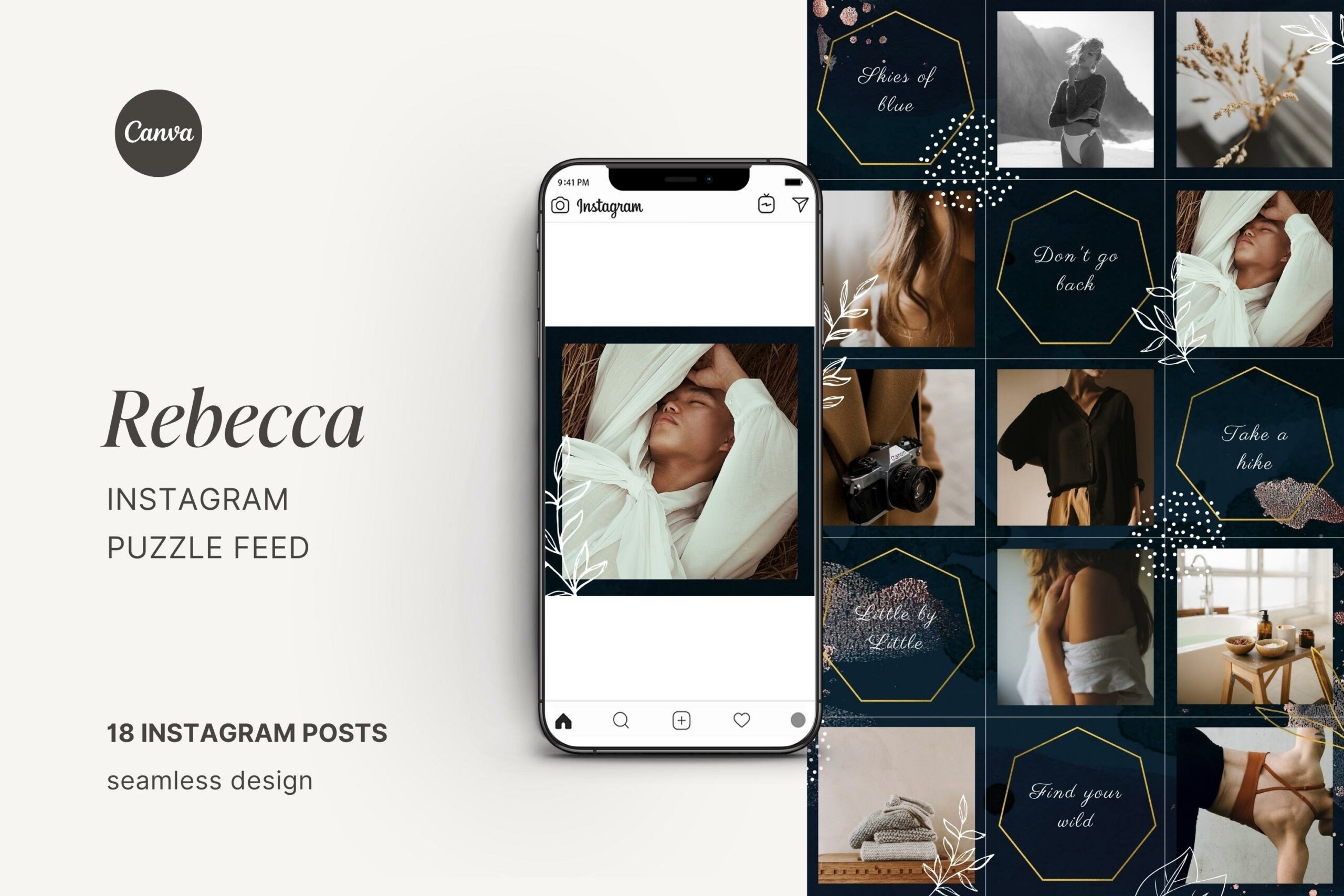 Instagram Puzzle Template Instagram Feed 2408617 