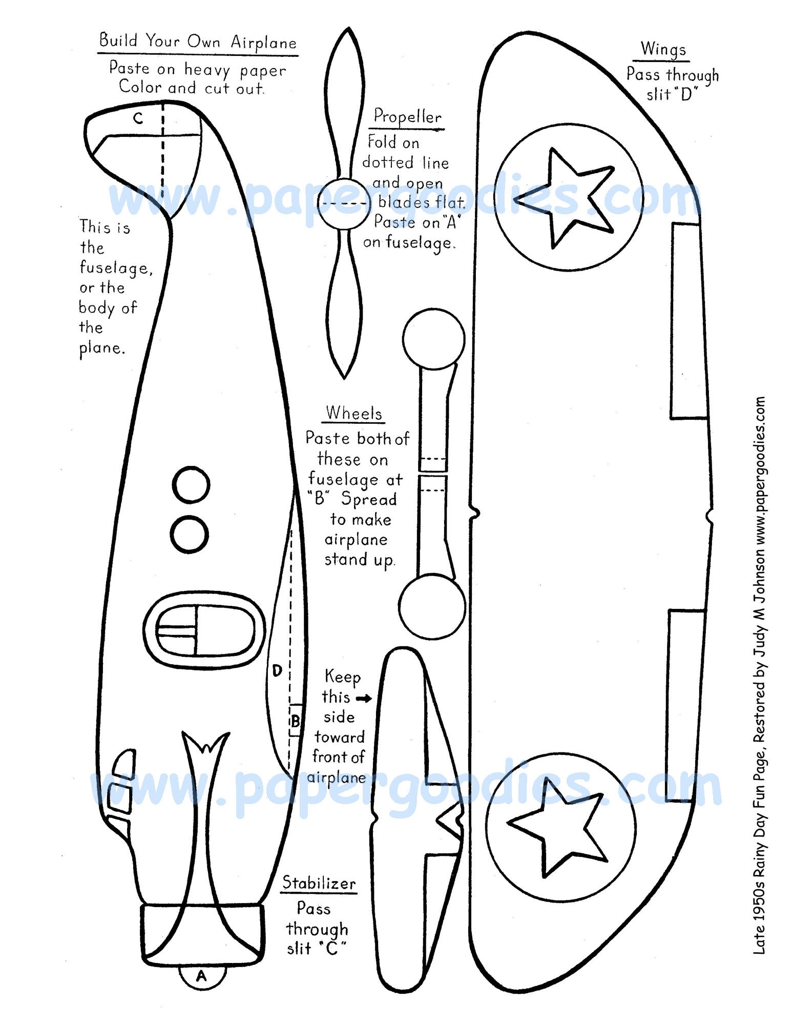 paper airplane designs-printable