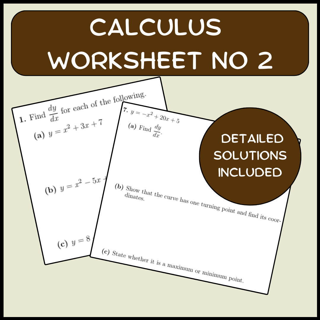 Integration Using The Reverse Of The Chain Rule Worksheet with 