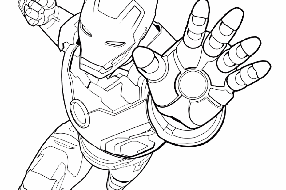 Iron Man Coloring Page Download Printable PDF Templateroller