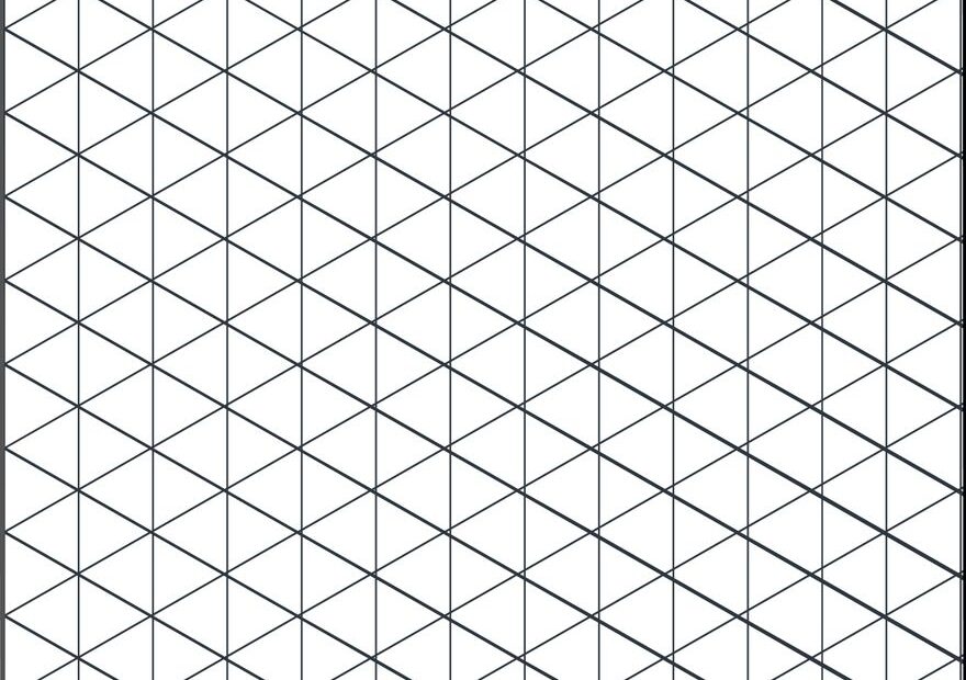 Isometric Graph Paper In Illustrator PSD Word Pages Download