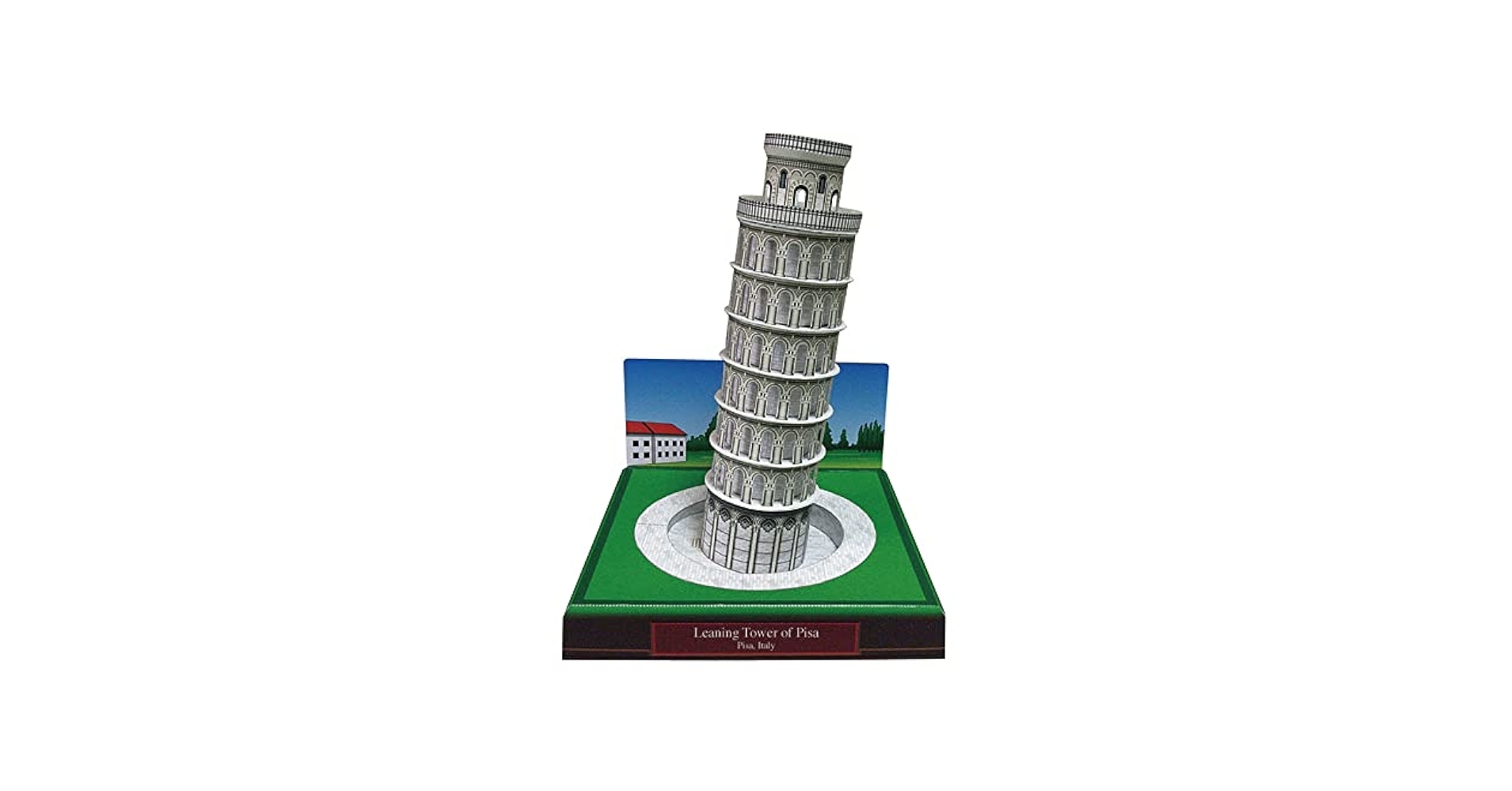 Italy Leaning Tower Of Pisa 3D Paper Model Buildings DIY Kit Handmade Crafts Puzzle For Adults Amazon ca Toys U0026 Games