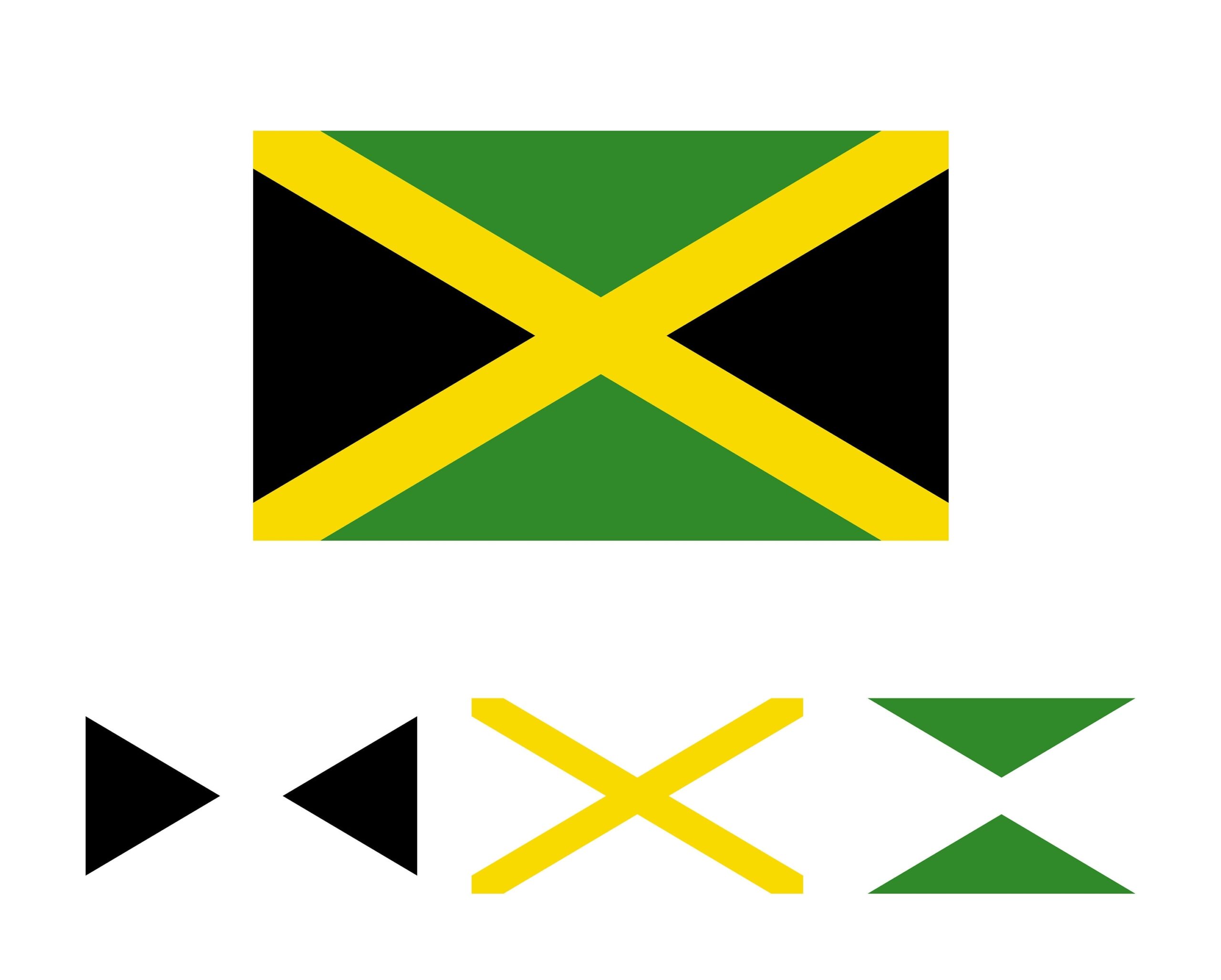 Jamaica Flag Svg Jamaica Flag Png Jamaica Flag Layered Cricut Cut File Sublimation Designs Etsy