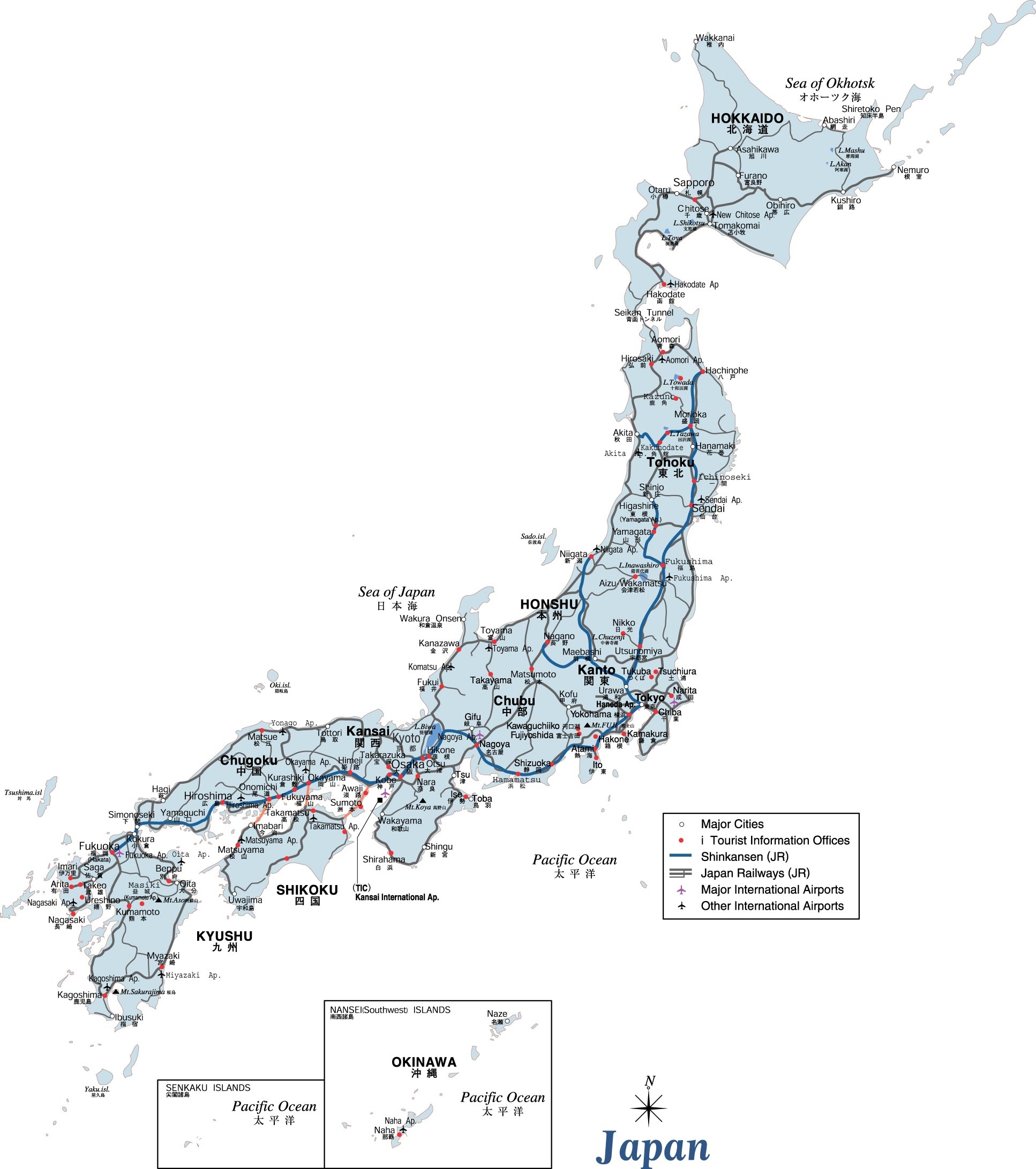 Japan Maps Printable Maps Of Japan For Download