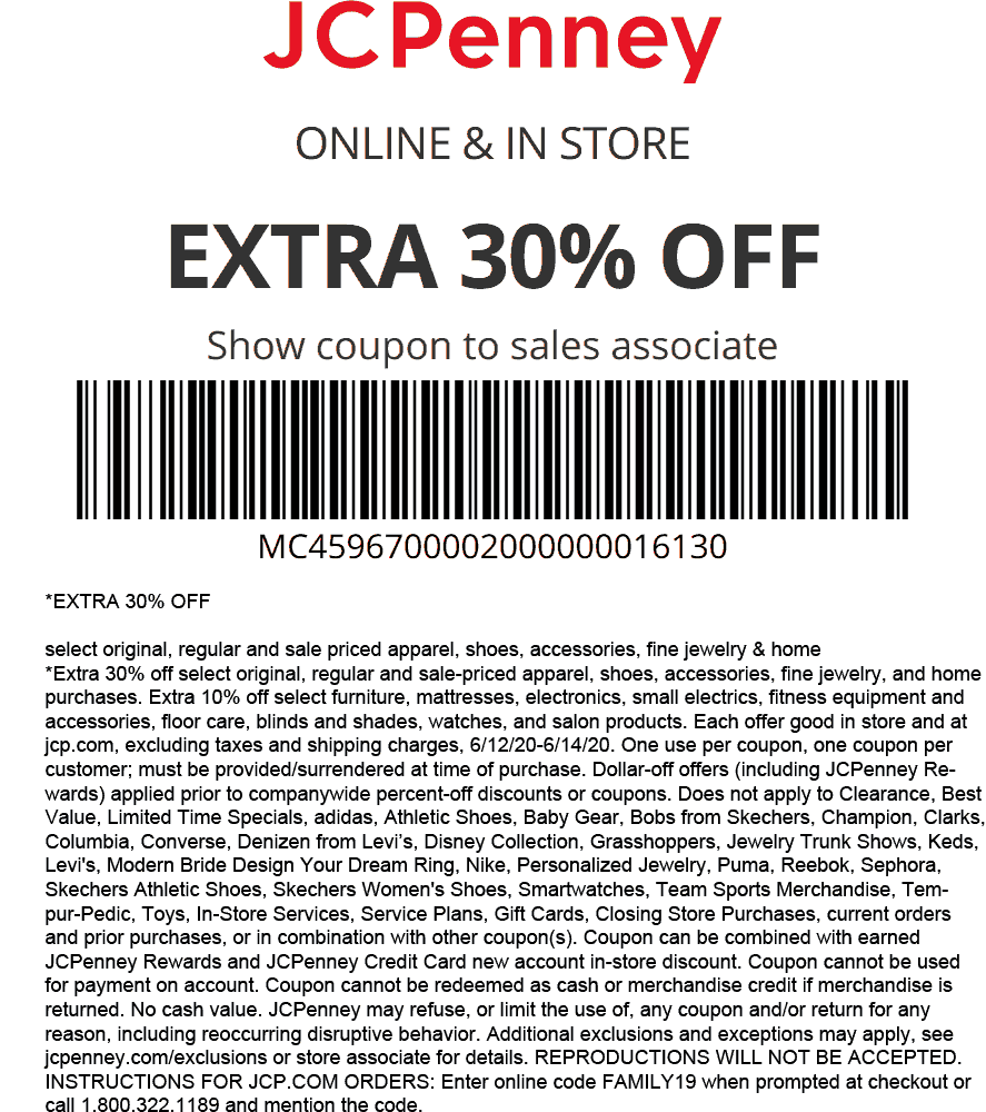 JCPenney Coupons U0026 Promo Code Worksheets Library
