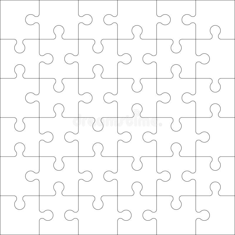 octogon puzzle pieces template