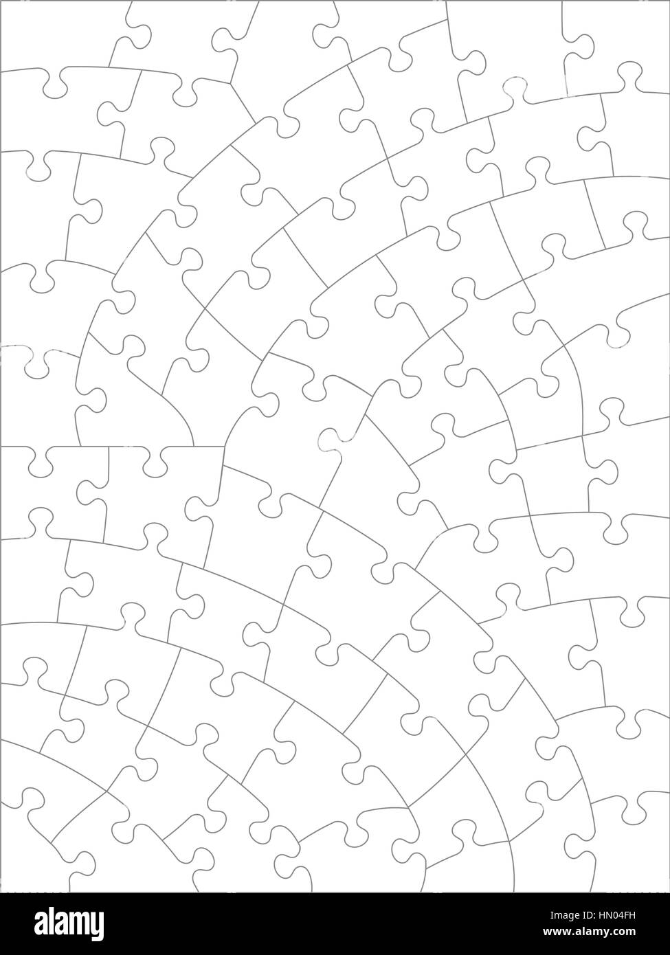Jigsaw Puzzle Blank Template Of Irregular Style Vector And High Res JPEG Stock Vector Image U0026 Art Alamy