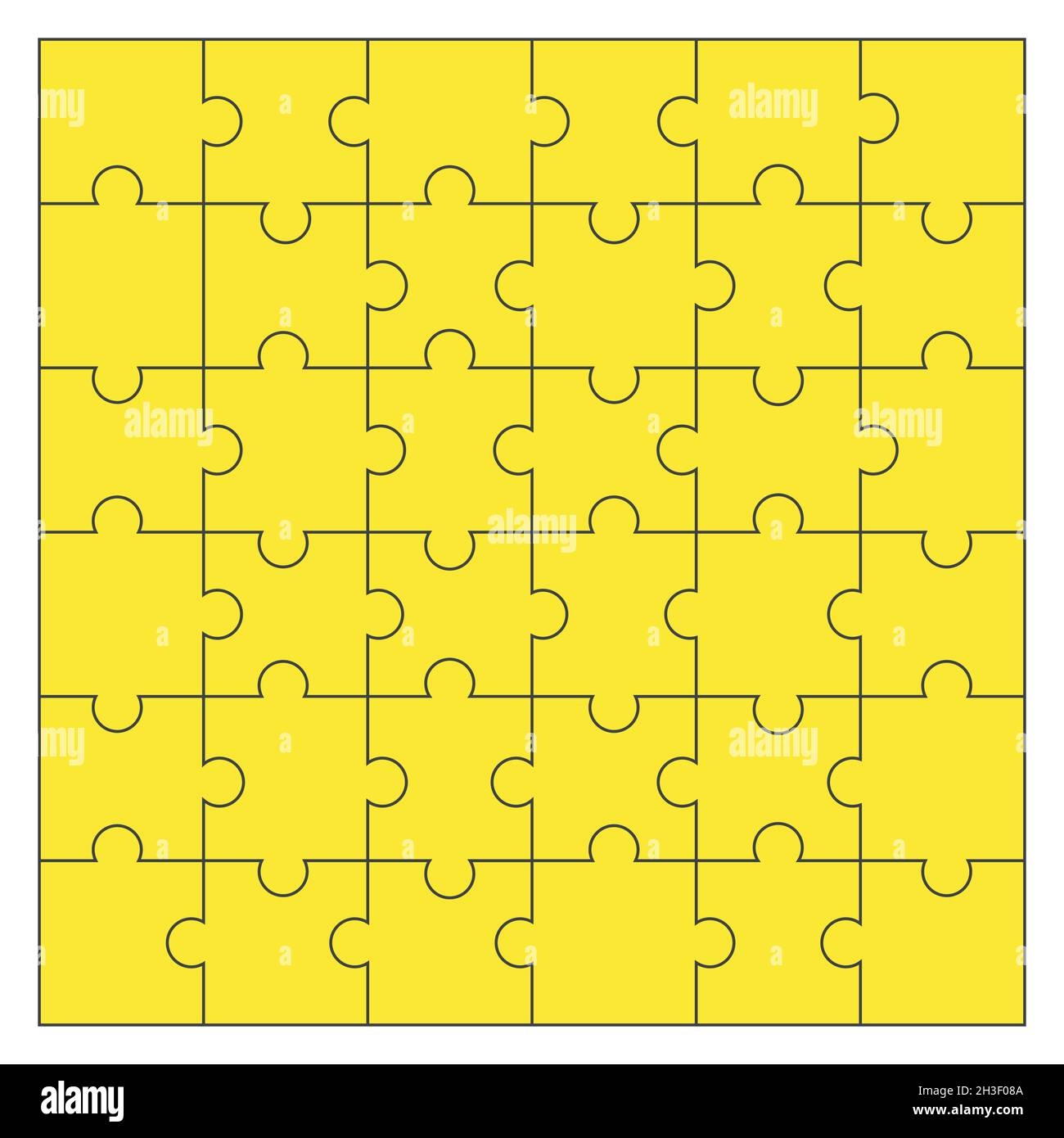 blank 6 piece jigsaw puzzle template