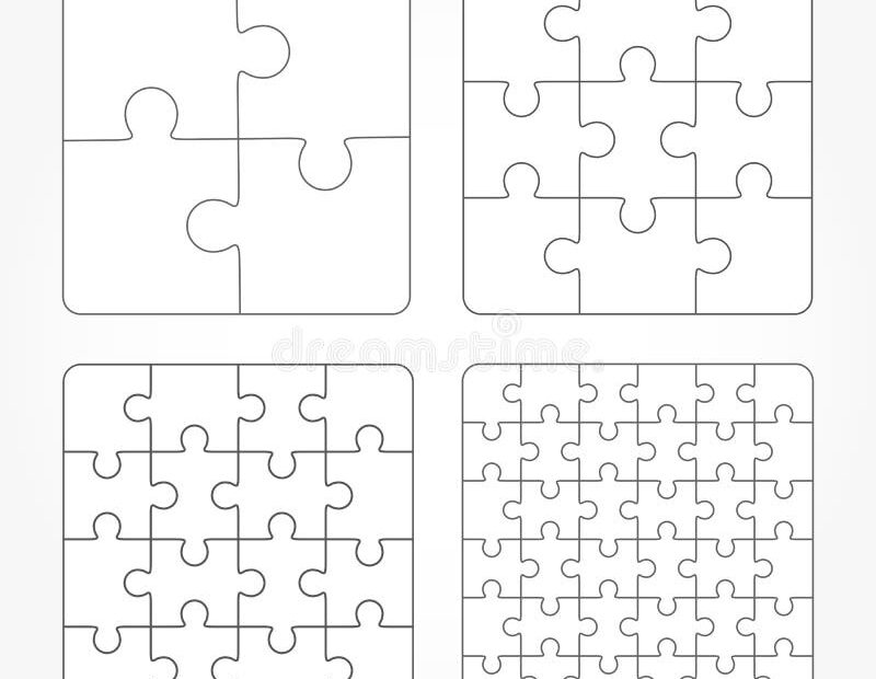 Jigsaw Puzzle Blank Templates Stock Illustrations 143 Jigsaw Puzzle Blank Templates Stock Illustrations Vectors U0026 Clipart Dreamstime