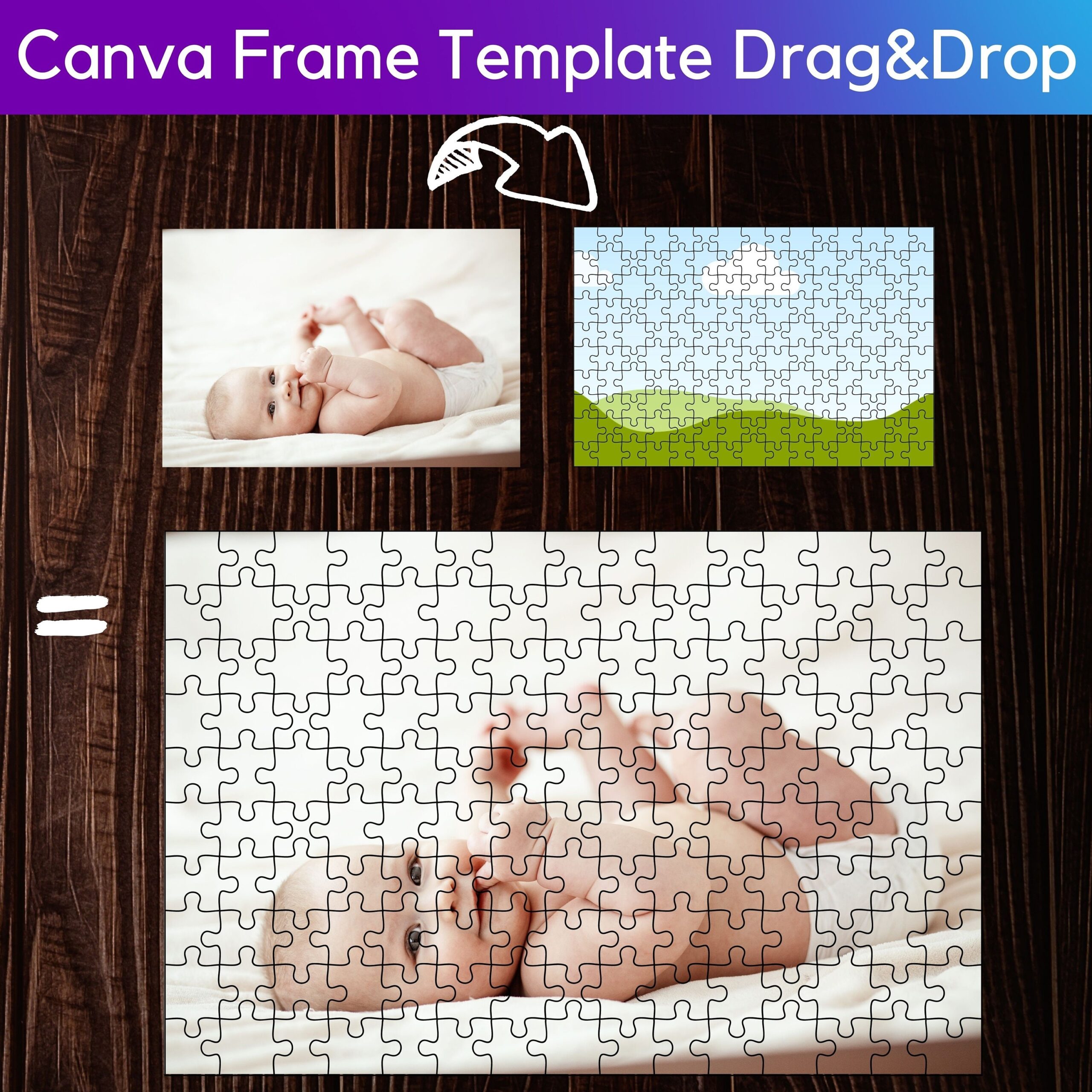 150 piece puzzle template