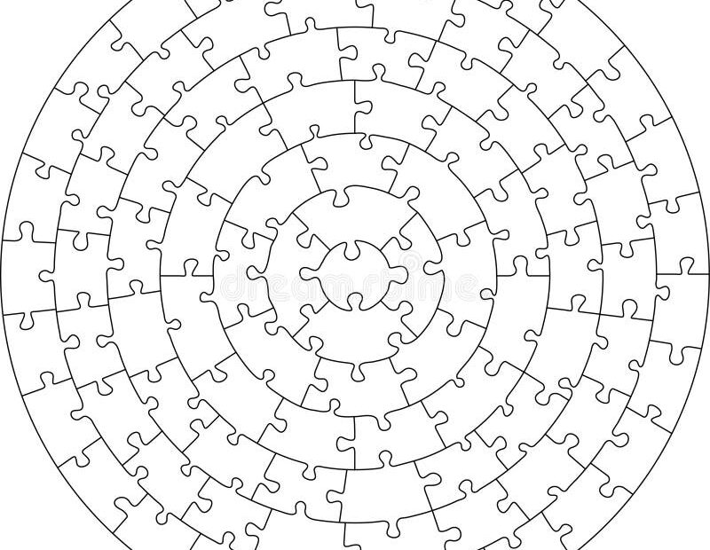 Jigsaw Puzzle Circle Stock Illustrations 6 518 Jigsaw Puzzle Circle Stock Illustrations Vectors U0026 Clipart Dreamstime