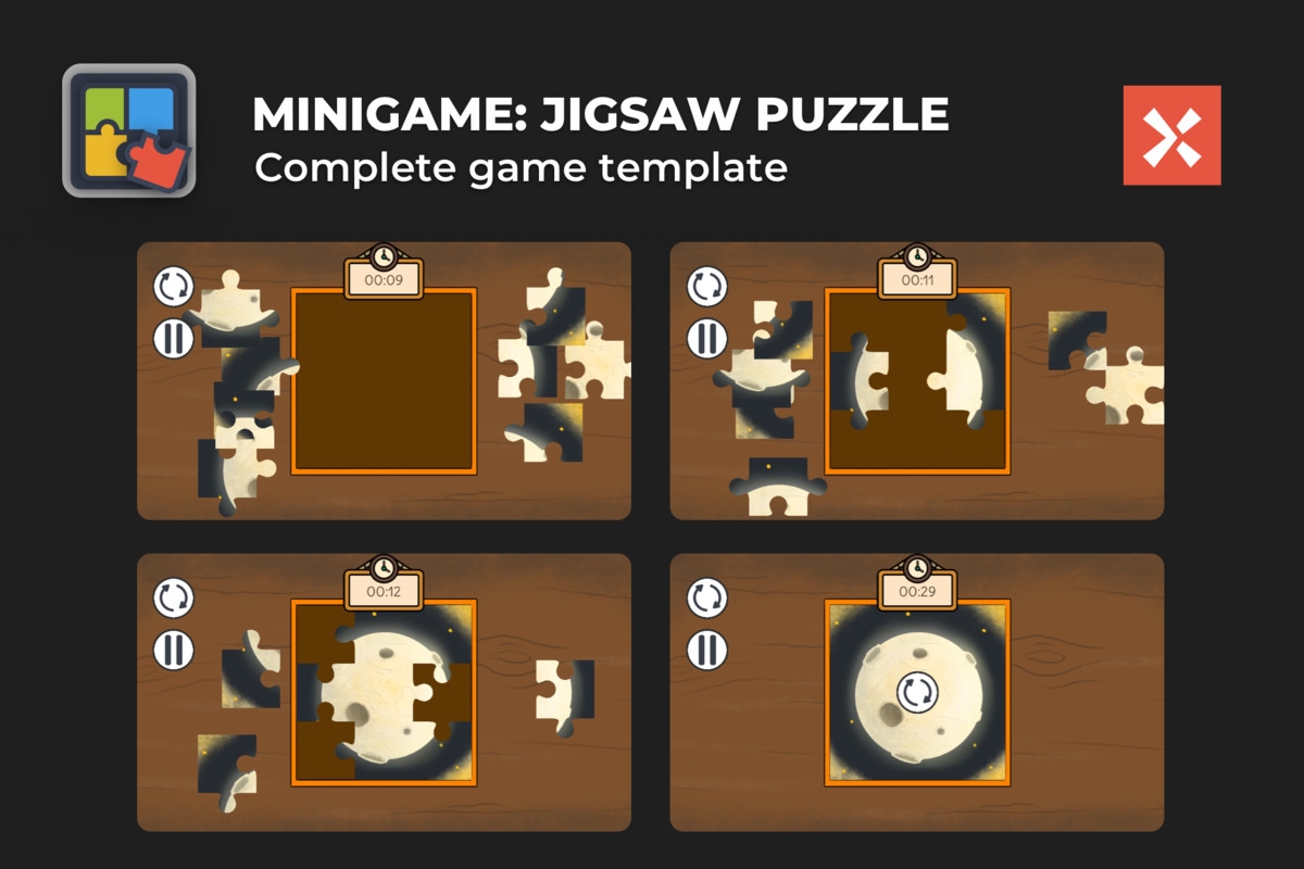Jigsaw Puzzle Game Template