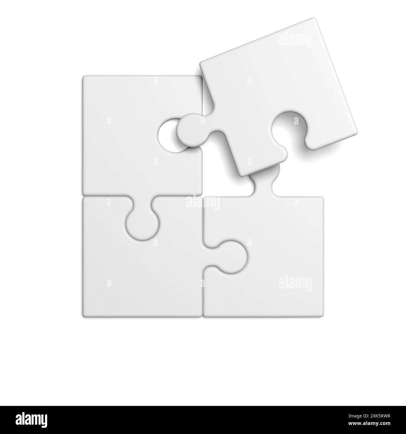 Jigsaw Puzzle Infographic Template Black And White Stock Photos U0026 Images Alamy