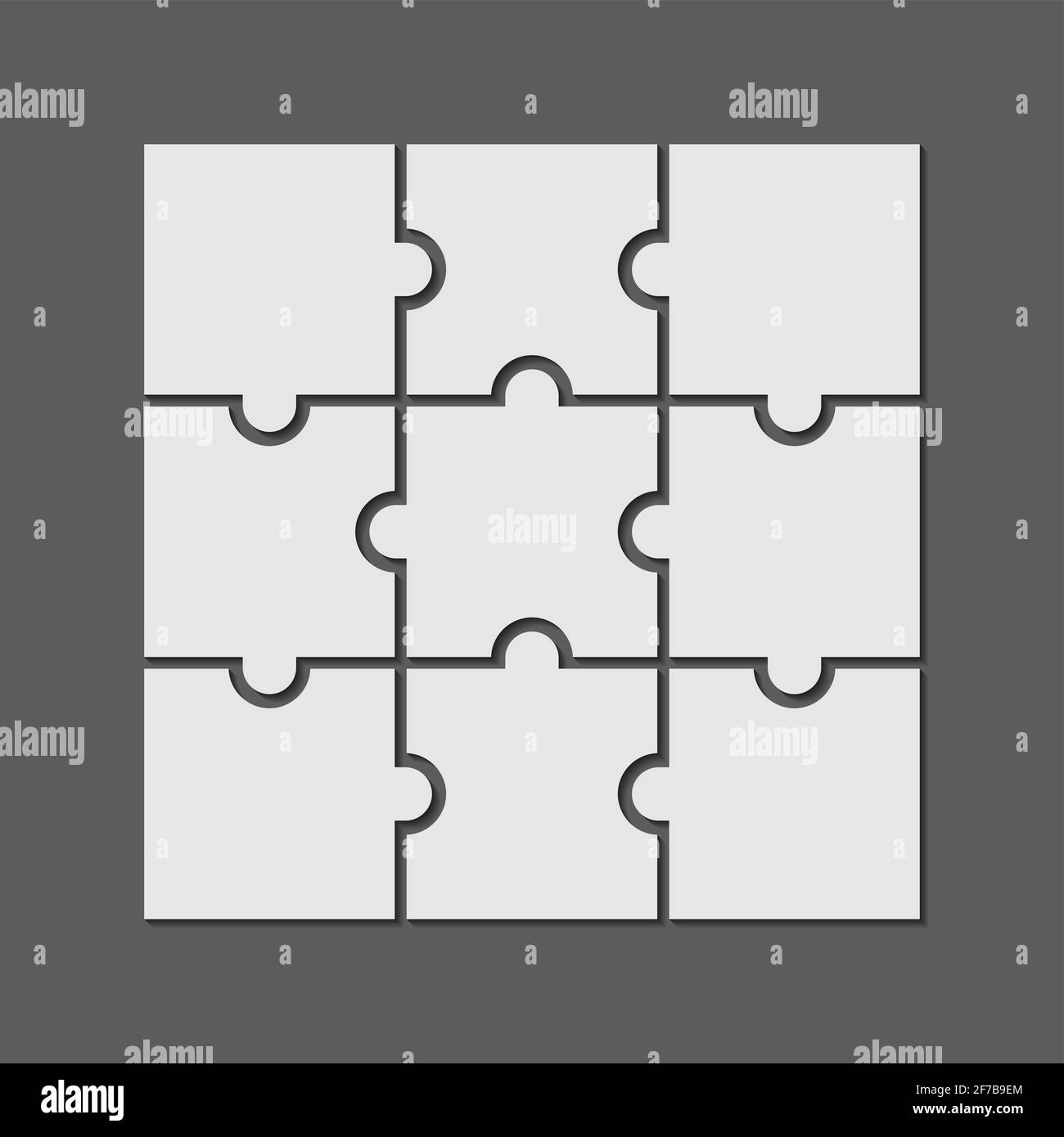 puzzle template 3 x 3