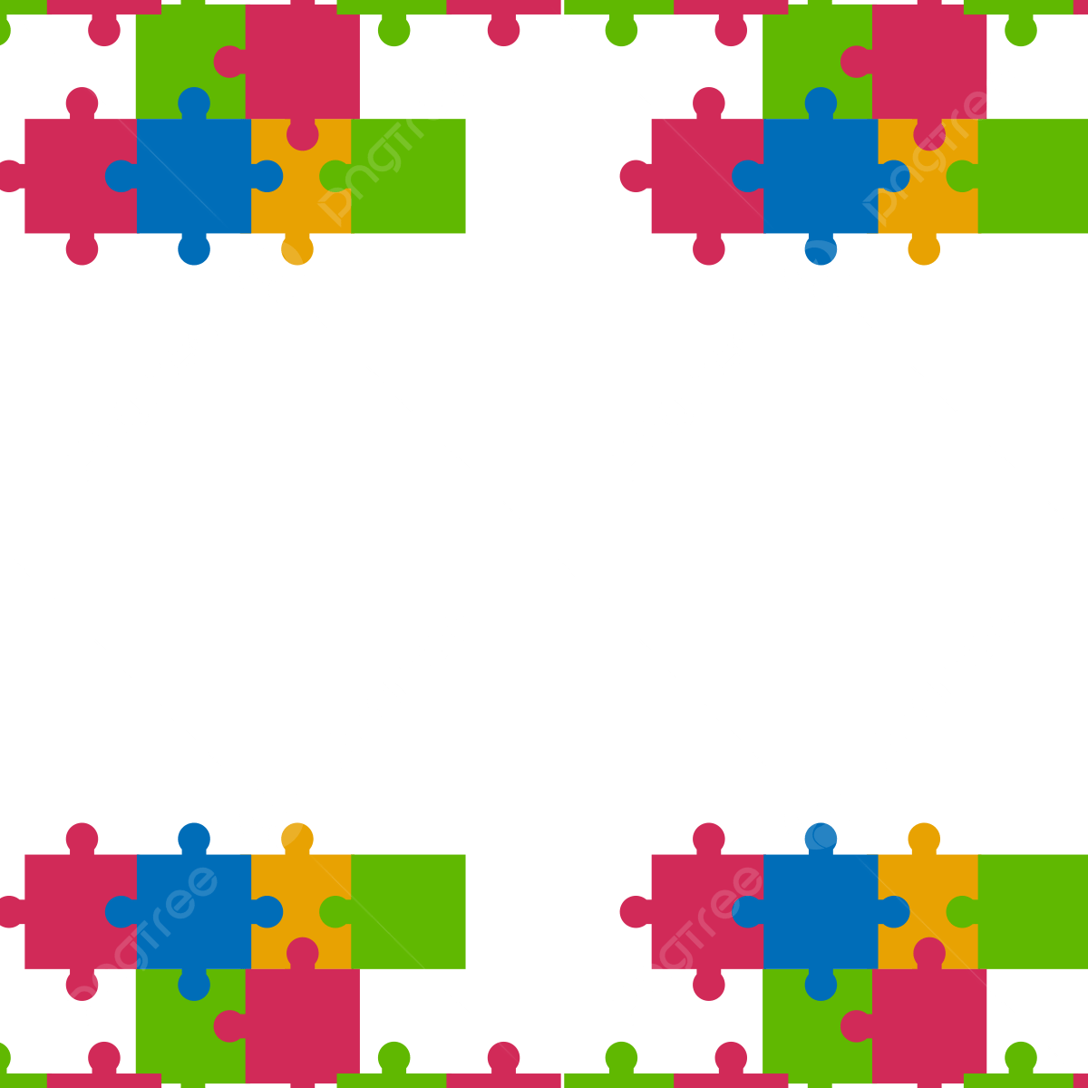 puzzle piece frame template