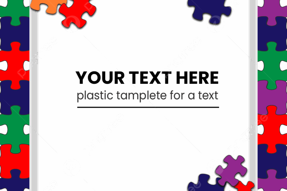 Jigsaw Puzzle Pieces Vector PNG Images Colorful Puzzle Pieces Border Template Illustration Design Over A White Background Puzzle Border Puzzle Jigsaw PNG Image For Free Download