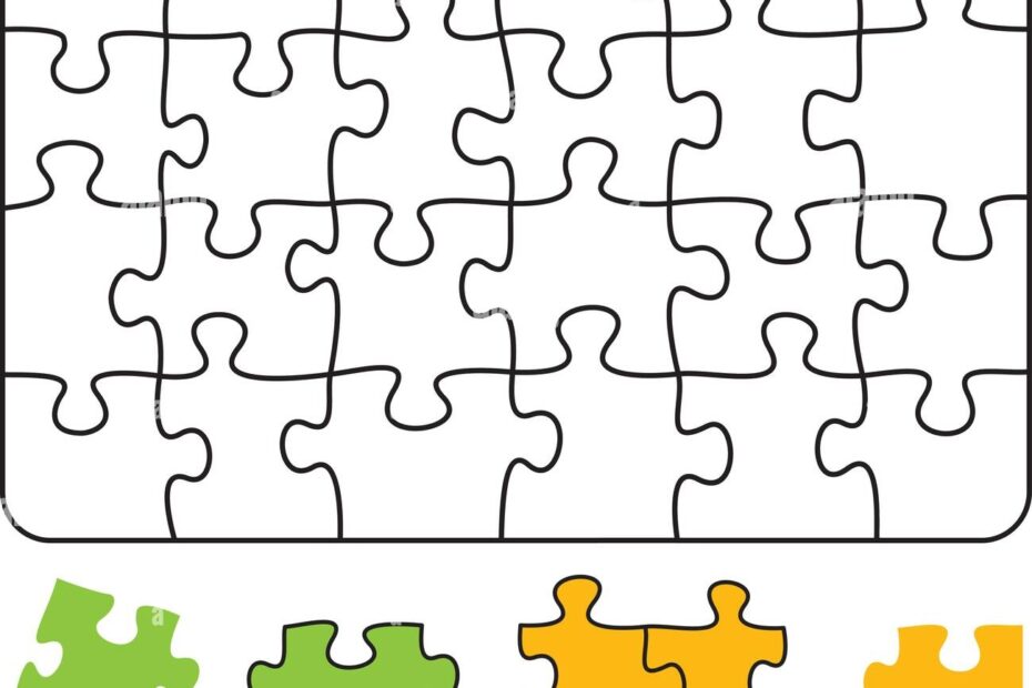 Jigsaw Puzzle Plays Stock Vector Images Alamy