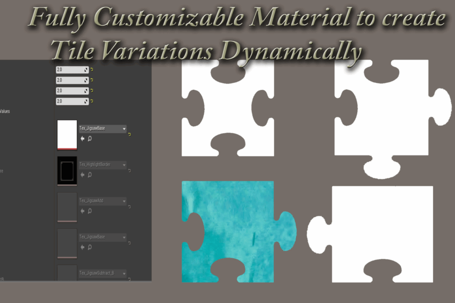 JigSaw Puzzle Template Fab