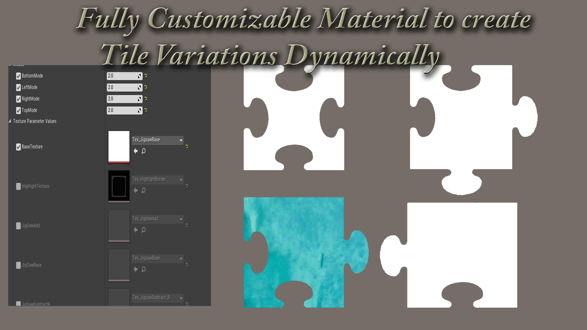 JigSaw Puzzle Template Fab