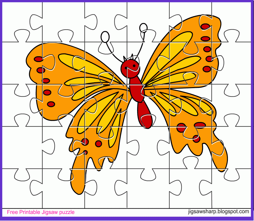 jigsaw puzzle template printable