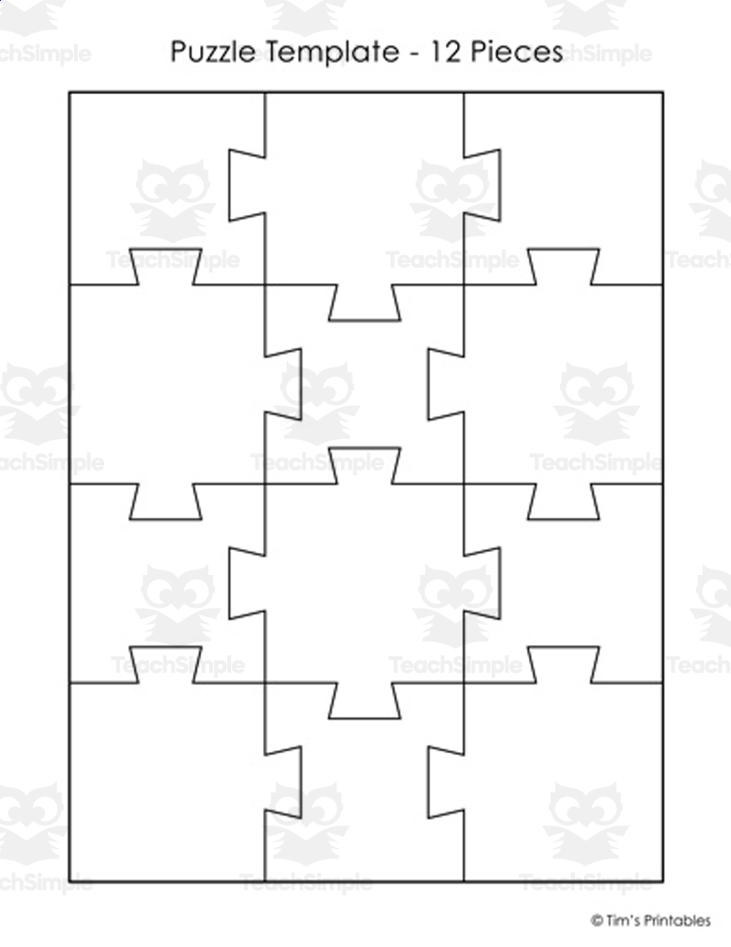 Jigsaw Puzzle Templates