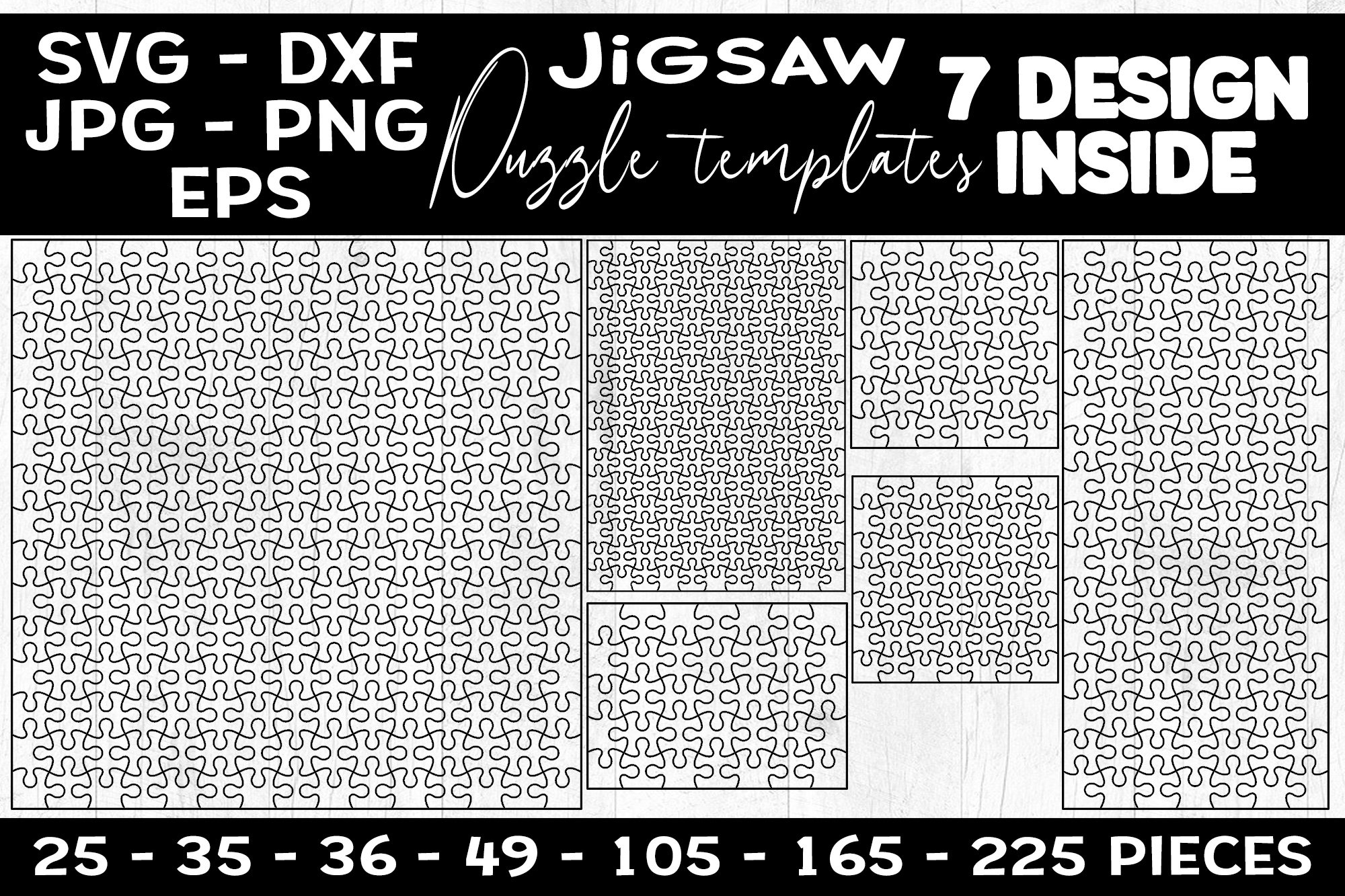 8.5 x 11 puzzle templates